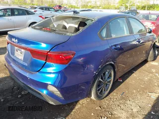 2023 Kia Forte LXS with VIN 3KPF24AD5PE518555, listed as a IAAI auction lot 42105940 with 37,923 mi miles. Bid and sale history available at carsss.com. Image 4.
