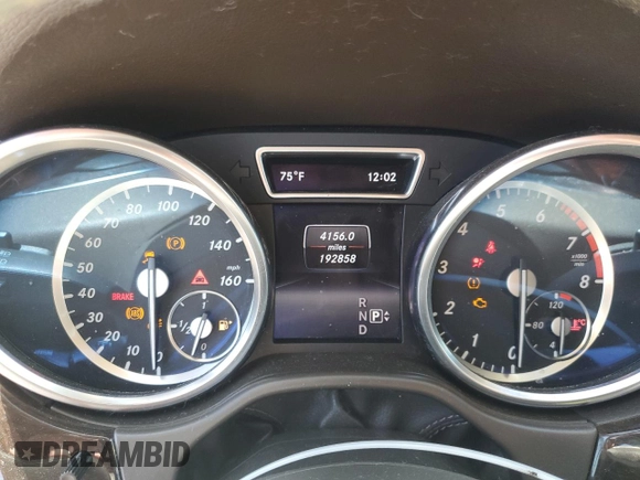2015 Mercedes-Benz M with VIN 4JGDA5JBXFA541437, listed as a Copart auction lot 55138795 with 192,858 mi miles and Clean Title. Bid and sale history available at carsss.com. Image 9.