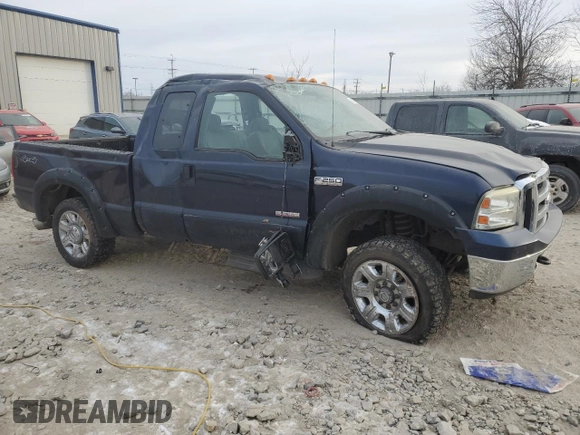 2007 Ford F-250 XL with VIN 1FTSX21P27EA04043, listed as a Copart auction lot 41401225 with 190,310 mi miles and Non Repairable. Bid and sale history available at DreamBid. Image 4.