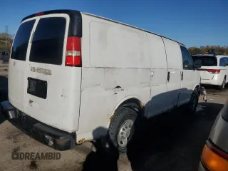 2008 Chevrolet Express Cargo Van with VIN 1GCGG25C681115006, listed as a Copart auction lot 76264604 with 386,126 mi miles and Salvage Title. Bid and sale history available at carsss.com. Image 3.