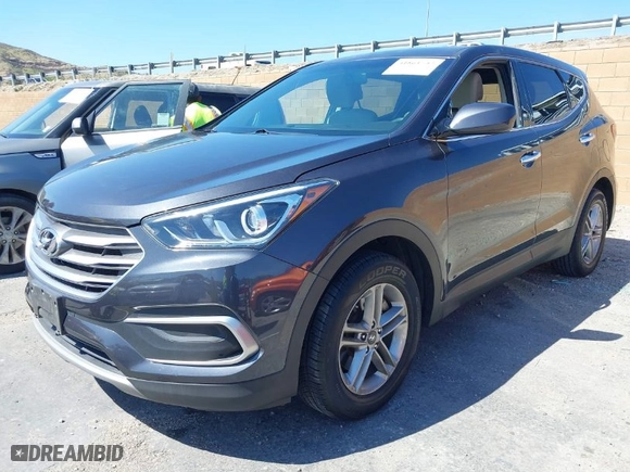 2018 Hyundai Santa Fe Sport 2.4L with VIN 5XYZTDLB1JG568580, listed as a IAAI auction lot 41861643 with 78,883 mi miles. Bid and sale history available at carsss.com. Image 2.
