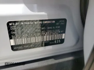 2023 Mitsubishi Outlander SE с VIN JA4J3UA80PZ018327, выставлен на аукционе Copart как лот 59672255 с пробегом 52 572 миль миль и Списание • Salvage title. История ставок и продаж доступна на DreamBid. Изображение 13.