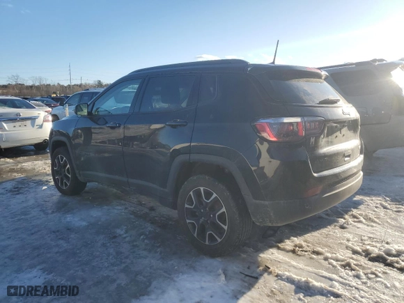 2020 Jeep Compass Sport with VIN 3C4NJDAB7LT210032, listed as a Copart auction lot 44105245 with 49,059 mi miles and Salvage Title. Bid and sale history available at carsss.com. Image 2.