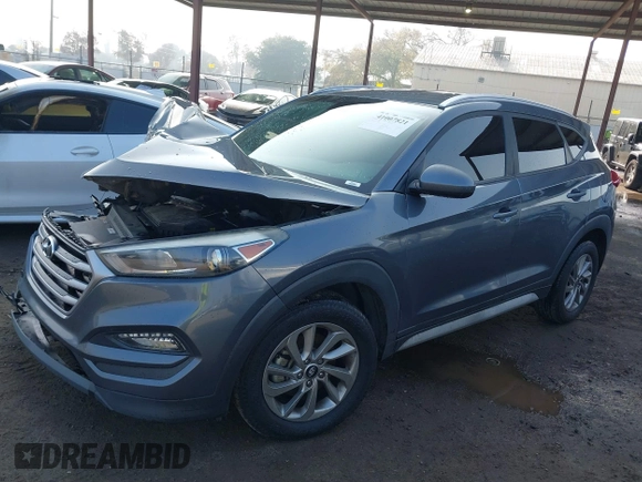 2018 Hyundai Tucson SEL with VIN KM8J33A47JU768935, listed as a IAAI auction lot 41007821 with 125,678 mi miles. Bid and sale history available at carsss.com. Image 14.