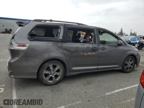 2011 Toyota Sienna SE with VIN 5TDXK3DC0BS121254, listed as a Copart auction lot 58588875 with 151,334 mi miles and Salvage title. Bid and sale history available at DreamBid. Image 3.
