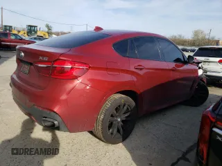 2017 BMW X6 xDrive35i with VIN 5UXKU2C33H0U29884, listed as a Copart auction lot 46465493 with 85,652 mi miles. Bid and sale history available at carsss.com. Image 3.