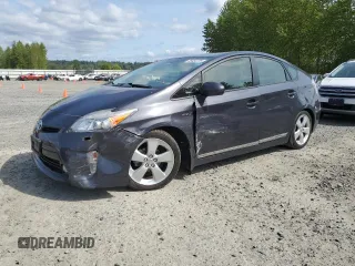 2014 Toyota Prius Four with VIN JTDKN3DU6E1743871, listed as a Copart auction lot 55454155 with 96,283 mi miles and Salvage Title. Bid and sale history available at DreamBid. Image 1.