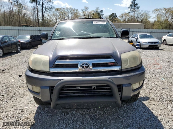 2005 Toyota 4Runner SR5 with VIN JTEZU14R250053554, listed as a Copart auction lot 49553385 with 334,564 mi miles and Clean Title. Bid and sale history available at carsss.com. Image 5.