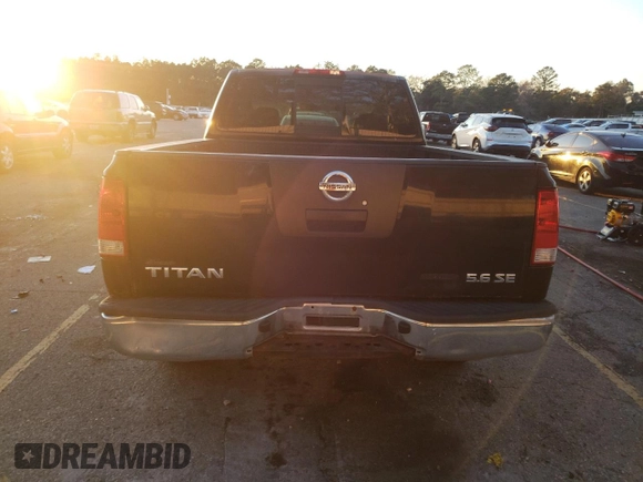 2008 Nissan Titan SE with VIN 1N6BA06A68N354722, listed as a Copart auction lot 86908464 with 84,564 mi miles and Salvage Title. Bid and sale history available at carsss.com. Image 6.