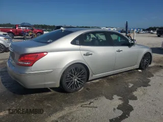 2013 Hyundai Equus Signature с VIN KMHGH4JH4DU063096, выставлен на аукционе Copart как лот 59844795 с пробегом 133 213 миль миль и Списание • Salvage title. История ставок и продаж доступна на DreamBid. Изображение 3.
