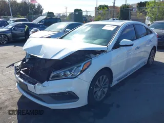 2016 Hyundai Sonata Sport with VIN 5NPE34AFXGH411507, listed as a IAAI auction lot 41592868 with 96,627 mi miles and . Bid and sale history available at DreamBid. Image 2.