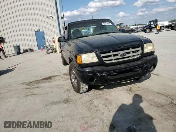 2001 Ford Ranger XLT Appearance with VIN 1FTYR14E81TA57597, listed as a Copart auction lot 45021525 with 161,838 mi miles and Salvage Title. Bid and sale history available at DreamBid. Image 10.