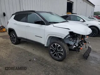 2024 Jeep Compass Limited с VIN 3C4NJDCN4RT578913, выставлен на аукционе Copart как лот 55625155 с пробегом 18 880 миль миль и Списание • Salvage title. История ставок и продаж доступна на DreamBid. Изображение 4.
