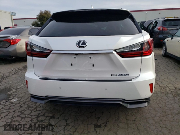 2017 Lexus RX with VIN 2T2BGMCA3HC012396, listed as a Copart auction lot 36725333 with 66,451 mi miles. Bid and sale history available at carsss.com. Image 6.