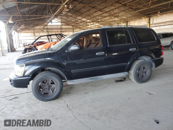 2004 Dodge Durango SLT with VIN 1D4HD48NX4F202378, listed as a Copart auction lot 47530825 with 320,975 mi miles and Salvage title. Bid and sale history available at DreamBid. Image 1.