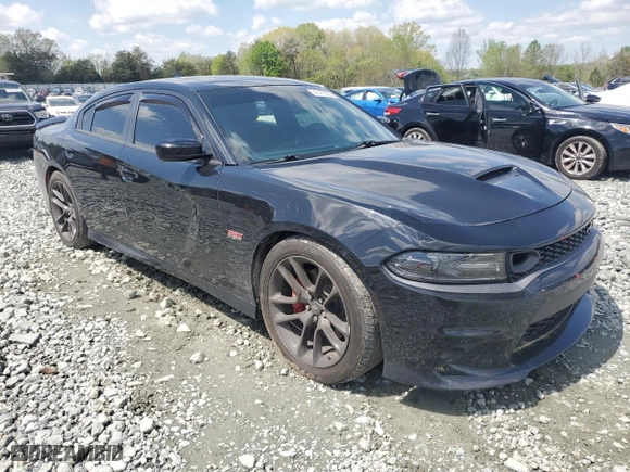 2020 Dodge Charger Scat Pack with VIN 2C3CDXGJ5LH136184, listed as a Copart auction lot 47473535 with 36,172 mi miles and Salvage Title. Bid and sale history available at carsss.com. Image 4.