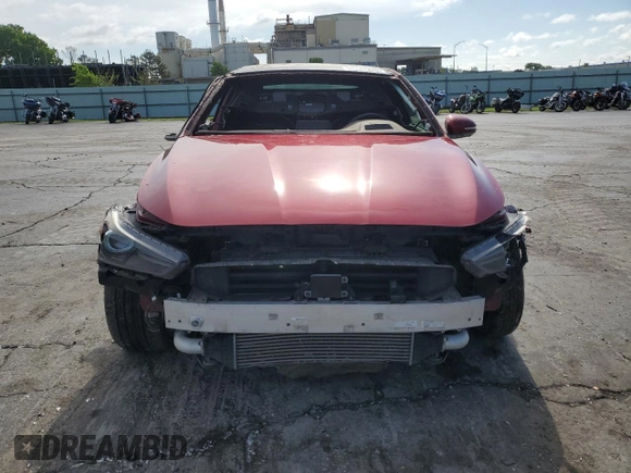 2020 Genesis G70 2.0T with VIN KMTG44LA8LU045233, listed as a Copart auction lot 55247925 with 42,405 mi miles and Salvage title. Bid and sale history available at DreamBid. Image 5.