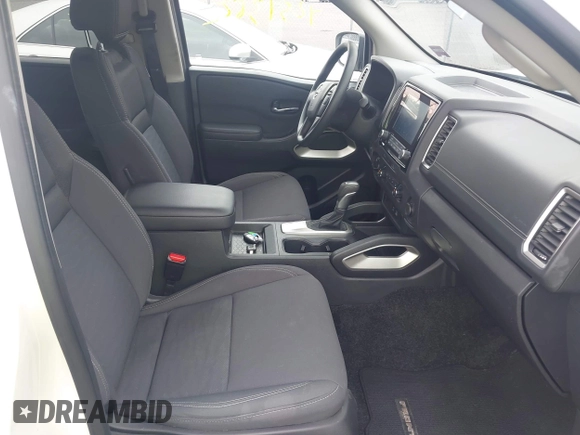 2024 Nissan Frontier S with VIN 1N6ED1EK0RN666847, listed as a IAAI auction lot 42513822 with 25,084 mi miles and . Bid and sale history available at DreamBid. Image 5.