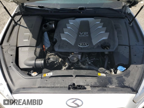 2015 Kia K900 Premium z VIN KNALU4D42F6026785, wystawiony jako Copart lot #49147635 z przebiegiem 74 931 mil mil oraz Szkoda całkowita • Salvage title. Historia ofert i sprzedaży dostępna na DreamBid. Obrazek 11.