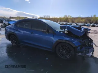 2022 Subaru WRX Limited with VIN JF1VBAL66N9022471, listed as a Copart auction lot 54058415 with 21,239 mi miles and Salvage title. Bid and sale history available at DreamBid. Image 4.