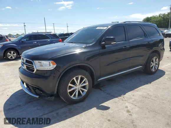 2015 Dodge Durango Limited with VIN 1C4RDHDG3FC904594, listed as a Copart auction lot 55492965 with 170,552 mi miles and Salvage title. Bid and sale history available at DreamBid. Image 1.