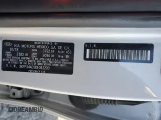 2019 Kia Forte S with VIN 3KPF34AD5KE042233, listed as a Copart auction lot 42386175 with 62,446 mi miles and Salvage Title. Bid and sale history available at carsss.com. Image 12.