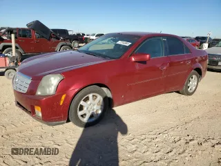 2007 Cadillac CTS with VIN 1G6DM57T570101857, listed as a Copart auction lot 77244864 with 117,564 mi miles and Clean Title. Bid and sale history available at carsss.com. Image 1.