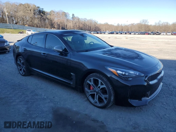 2021 Kia Stinger GT with VIN KNAE35LC0M6097765, listed as a Copart auction lot 49168025 with 68,394 mi miles and Salvage Title. Bid and sale history available at carsss.com. Image 4.