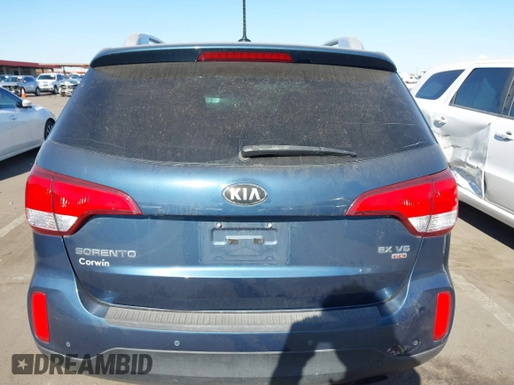 2014 Kia Sorento EX with VIN 5XYKUDA76EG490591, listed as a IAAI auction lot 41341726 with 116,601 mi miles. Bid and sale history available at carsss.com. Image 16.