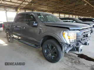 2021 Ford F-150 XL with VIN 1FTEW1C58MFB54623, listed as a Copart auction lot 55072405 with 115,374 mi miles and Salvage title. Bid and sale history available at DreamBid. Image 4.