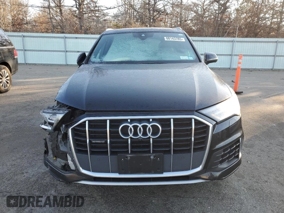 2020 Audi Q7 Premium Plus with VIN WA1LJAF74LD011658, listed as a Copart auction lot 88143785 with 44,250 mi miles and Salvage title. Bid and sale history available at DreamBid. Image 5.
