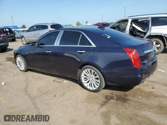 2015 Cadillac CTS Luxury AWD with VIN 1G6AX5SX7F0125516, listed as a Copart auction lot 61072735 with 111,448 mi miles and Clean title. Bid and sale history available at DreamBid. Image 2.