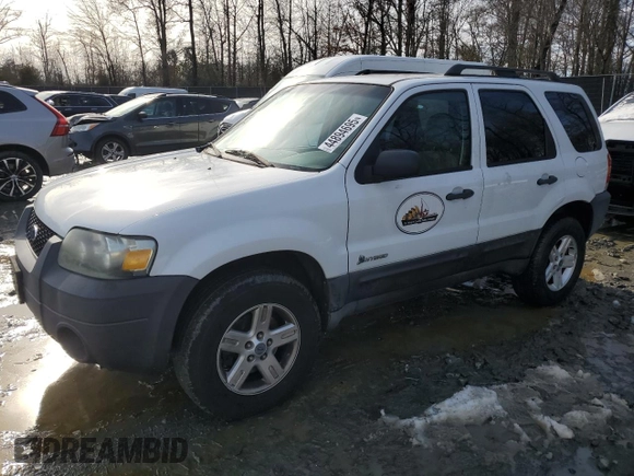 2007 Ford Escape Hybrid with VIN 1FMCU49H07KB70791, listed as a Copart auction lot 44894695 with 82,254 mi miles and Salvage Title. Bid and sale history available at carsss.com. Image 1.