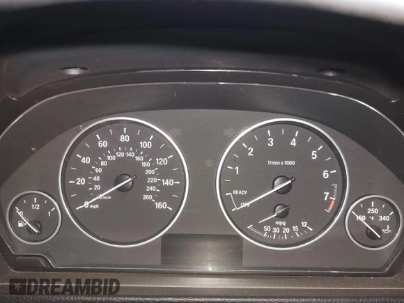 2013 BMW 3 Series 328i with VIN WBA3A5G56DNP21292, listed as a IAAI auction lot 41744463 with 1 mi miles. Bid and sale history available at carsss.com. Image 7.