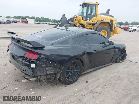 2024 Ford Mustang GT with VIN 1FA6P8CF1R5435071, listed as a IAAI auction lot 42059982 with 3,322 mi miles and . Bid and sale history available at DreamBid. Image 4.
