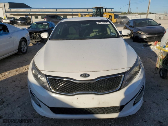 2014 Kia Optima Hybrid LX with VIN KNAGM4AD6E5069777, listed as a Copart auction lot 81479764 with NaN miles and Salvage Title. Bid and sale history available at carsss.com. Image 5.