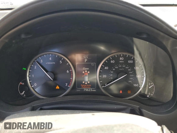 2017 Lexus NX 200t with VIN JTJYARBZ7H2080510, listed as a Copart auction lot 64825525 with 79,623 mi miles and Salvage title. Bid and sale history available at DreamBid. Image 9.