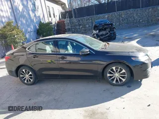 2015 Acura TLX Tech with VIN 19UUB1F51FA014434, listed as a IAAI auction lot 40791595 with 104,757 mi miles. Bid and sale history available at carsss.com. Image 13.