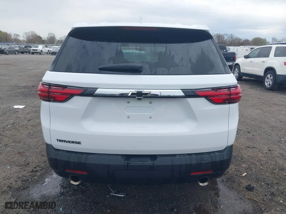 2023 Chevrolet Traverse LS with VIN 1GNERFKW6PJ332553, listed as a IAAI auction lot 41864699 with 15,654 mi miles. Bid and sale history available at carsss.com. Image 16.