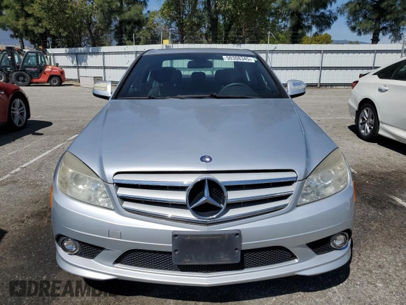 2009 Mercedes-Benz C 300 Sport with VIN WDDGF54X09R077080, listed as a Copart auction lot 50308345 with 167,156 mi miles and Salvage Title. Bid and sale history available at DreamBid. Image 5.