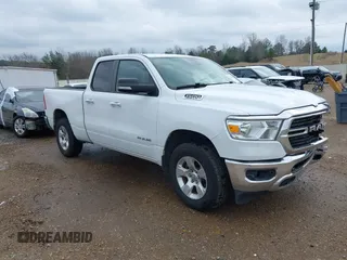 2020 Ram 1500 Big Horn with VIN 1C6SRFBT4LN317075, listed as a IAAI auction lot 41492786 with 88,676 mi miles. Bid and sale history available at carsss.com. Image 1.