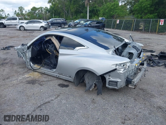 2018 Infiniti Q60 Sport with VIN JN1EV7EK9JM343350, listed as a IAAI auction lot 42452847 with Not provided miles and . Bid and sale history available at DreamBid. Image 3.