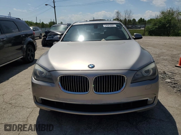 2011 BMW 7 Series 740i with VIN WBAKA4C56BC613162, listed as a Copart auction lot 54683605 with 153,314 mi miles and Clean Title. Bid and sale history available at carsss.com. Image 5.