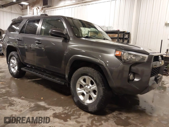 2019 Toyota 4Runner SR5 with VIN JTEBU5JR7K5672873, listed as a IAAI auction lot 41932510 with 122,894 mi miles and . Bid and sale history available at DreamBid. Image 1.