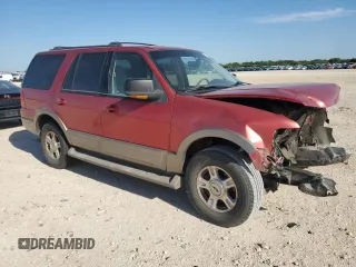 2003 Ford Expedition Eddie Bauer with VIN 1FMPU17L93LC60694, listed as a Copart auction lot 56562615 with 217,217 mi miles and Salvage title. Bid and sale history available at DreamBid. Image 4.
