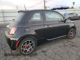 2015 FIAT 500 Turbo with VIN 3C3CFFHH1FT733473, listed as a Copart auction lot 86531054 with 96,923 mi miles and Clean Title. Bid and sale history available at carsss.com. Image 3.