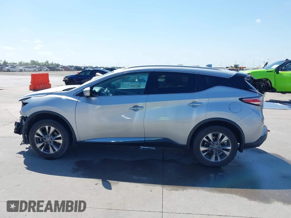 2017 Nissan Murano S with VIN 5N1AZ2MG9HN116580, listed as a IAAI auction lot 42091317 with 74,164 mi miles and . Bid and sale history available at DreamBid. Image 15.