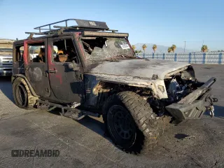 2018 Jeep Wrangler JK Unlimited Sport S with VIN 1C4HJWDG9JL919361, listed as a Copart auction lot 68392464 with 0 mi miles and Salvage Title. Bid and sale history available at carsss.com. Image 4.