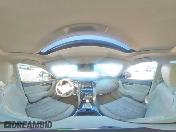 2009 Infiniti FX35 with VIN JNRAS18W69M158460, listed as a Copart auction lot 76367334 with 232,036 mi miles and Salvage Title. Bid and sale history available at carsss.com. Image 13.