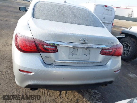 2015 Infiniti Q70 с VIN JN1BY1AR7FM561532, выставлен на аукционе IAAI как лот 41375898 с пробегом 130 565 миль миль и . История ставок и продаж доступна на DreamBid. Изображение 16.